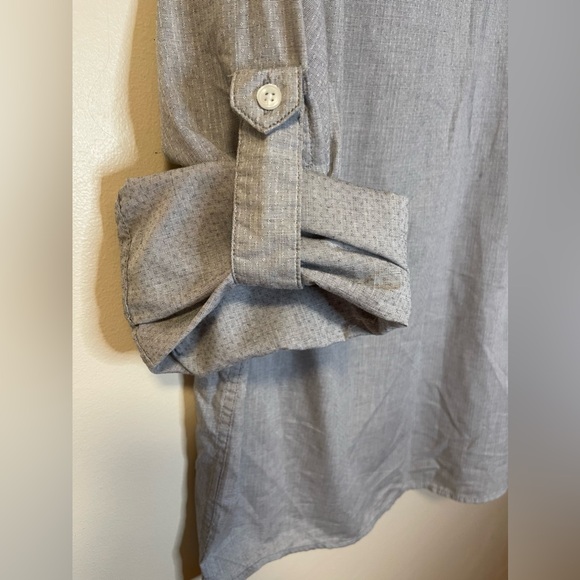 - Urban Pipeline Men’s Button Up Long Sleeve Gray Size XL - Picture 8 of 8